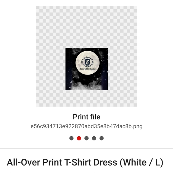 ALL-OVER print T-shirt Dress - Picture 2 of 5